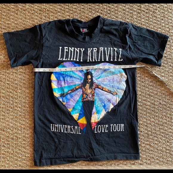Lenny Kravitz Universal Love Tour Authentic Giant Tag Tee Authentic Vintage - Picture 5 of 7
